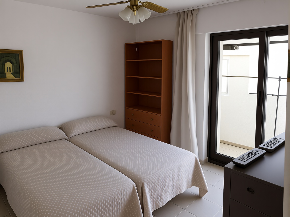 Dúplex en primera línea de playa en La Manga del Mar Menor — Dormitorio