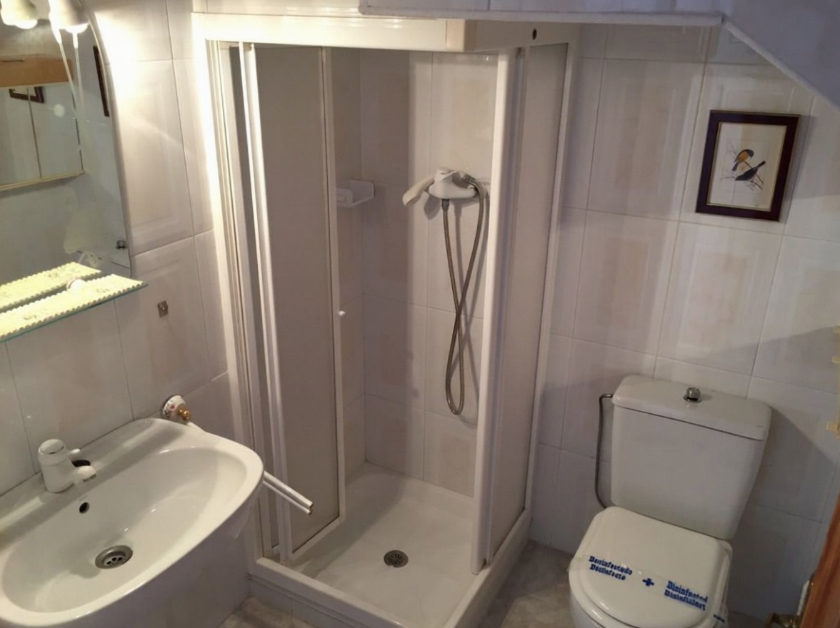 Dúplex en primera línea de playa en La Manga del Mar Menor — Baño