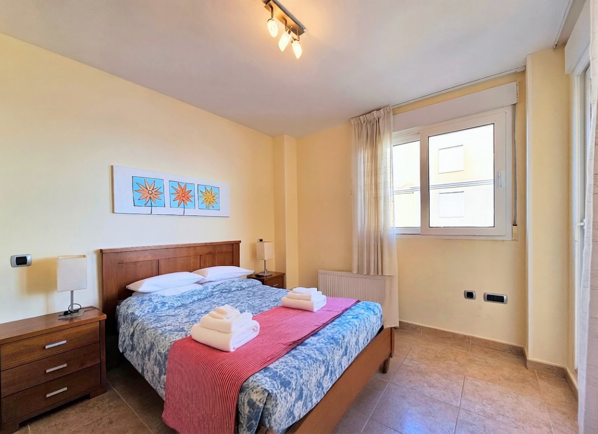 Piso en primera línea de playa en La Manga del Mar Menor — Dormitorio