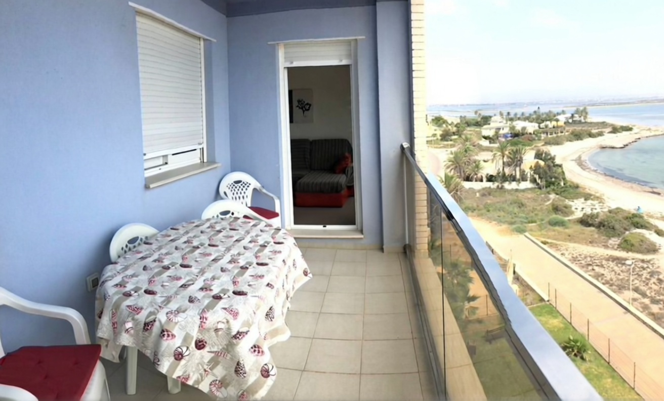 Wohnung in erste Strandlinie in La Manga del Mar Menor — Meerterrasse