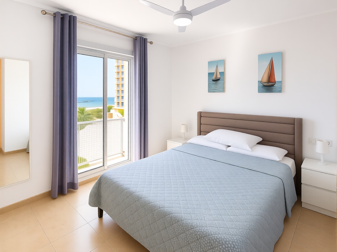 Beachfront flat in La Manga del Mar Menor — Bedroom