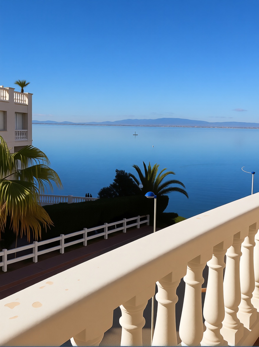Beachfront flat in La Manga del Mar Menor