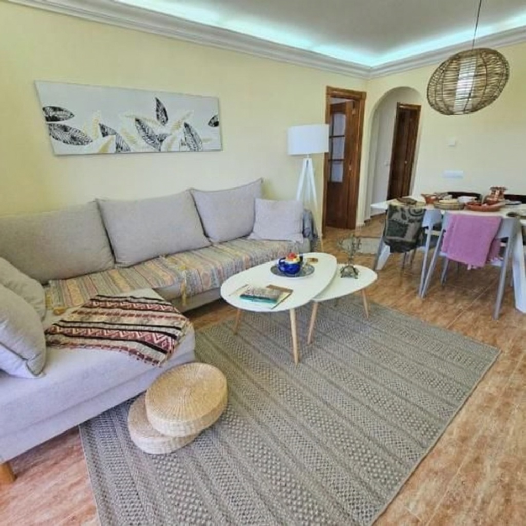 Beachfront flat in La Manga del Mar Menor — Living room