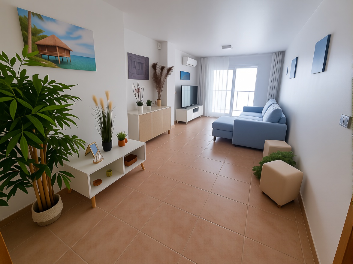 Beachfront flat in La Manga del Mar Menor — Living room