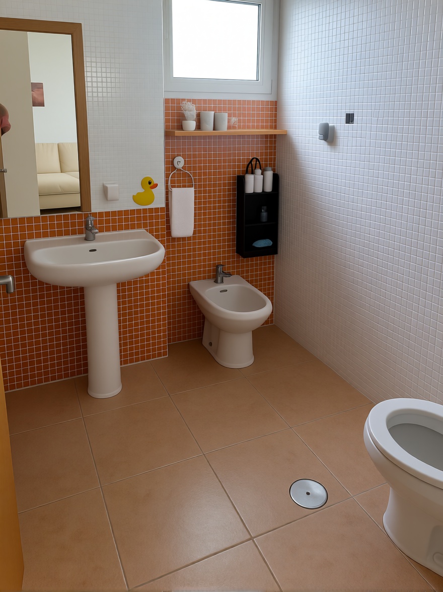Beachfront flat in La Manga del Mar Menor — Bathroom