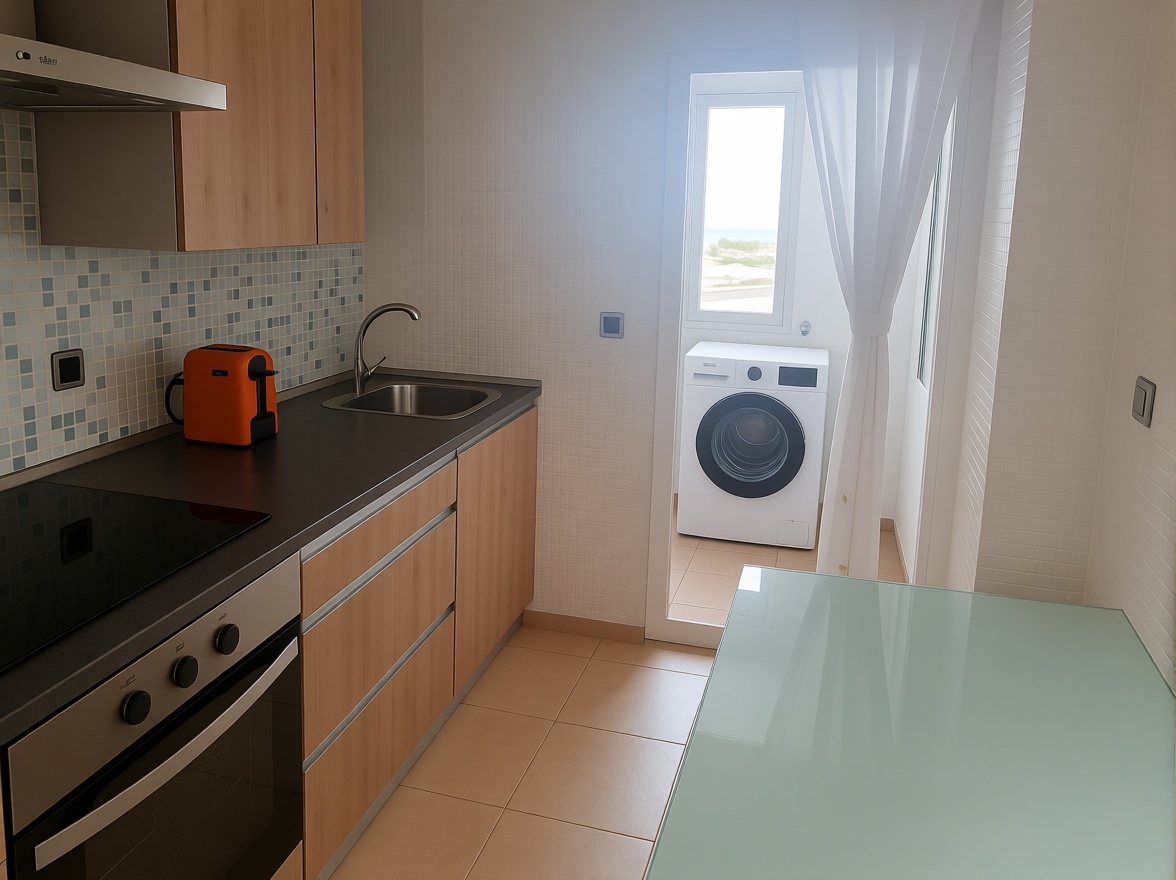 Beachfront flat in La Manga del Mar Menor — Kitchen