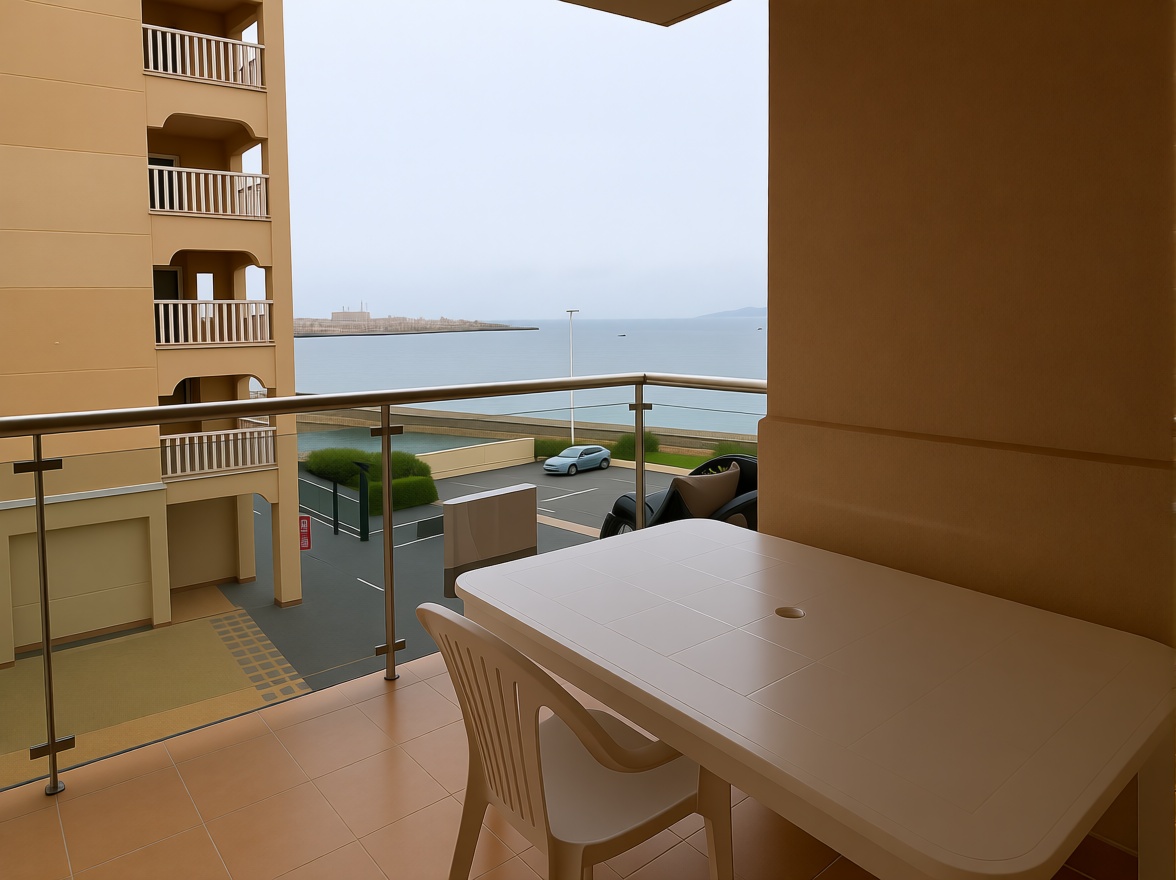 Beachfront flat in La Manga del Mar Menor