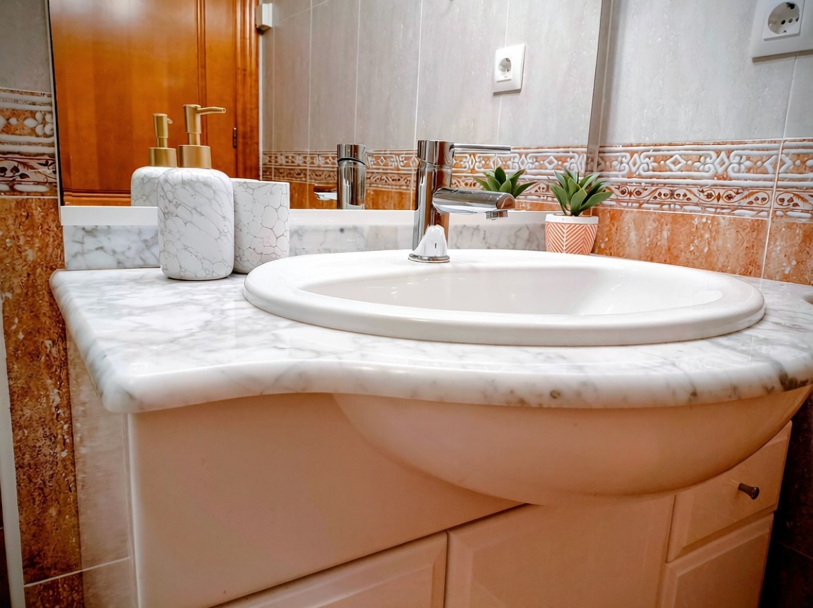 Beachfront flat in La Manga del Mar Menor — Bathroom