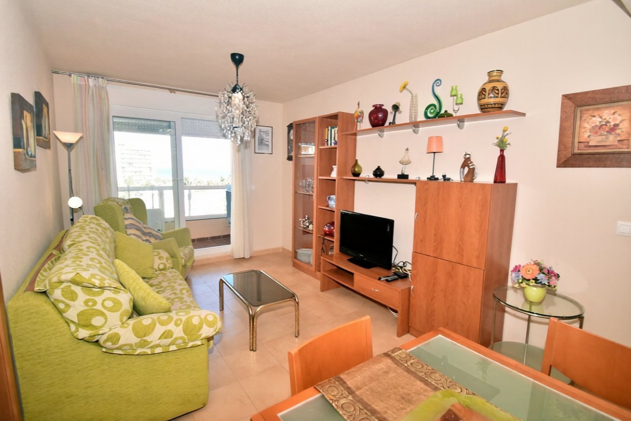 Wohnung in erste Strandlinie in La Manga del Mar Menor — Wohnzimmer