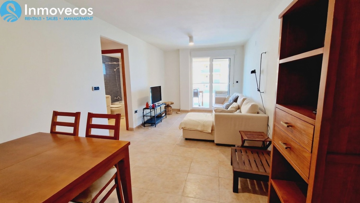 Wohnung in erste Strandlinie in La Manga del Mar Menor — Wohnzimmer