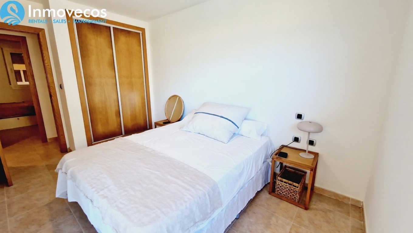 Wohnung in erste Strandlinie in La Manga del Mar Menor — Schlafzimmer