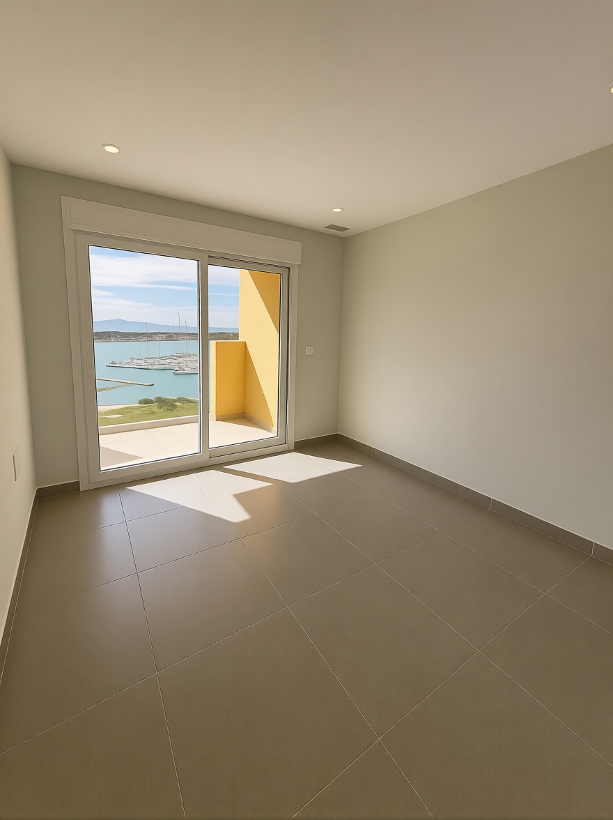 Piso en primera línea de playa en La Manga del Mar Menor — Dormitorio
