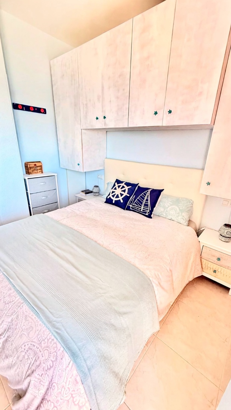 Wohnung in erste Strandlinie in La Manga del Mar Menor — Schlafzimmer