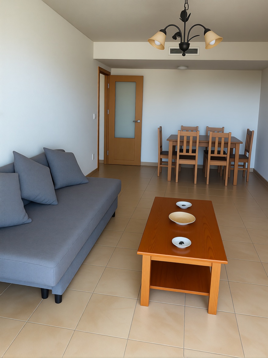 Beachfront flat in La Manga del Mar Menor — Living room