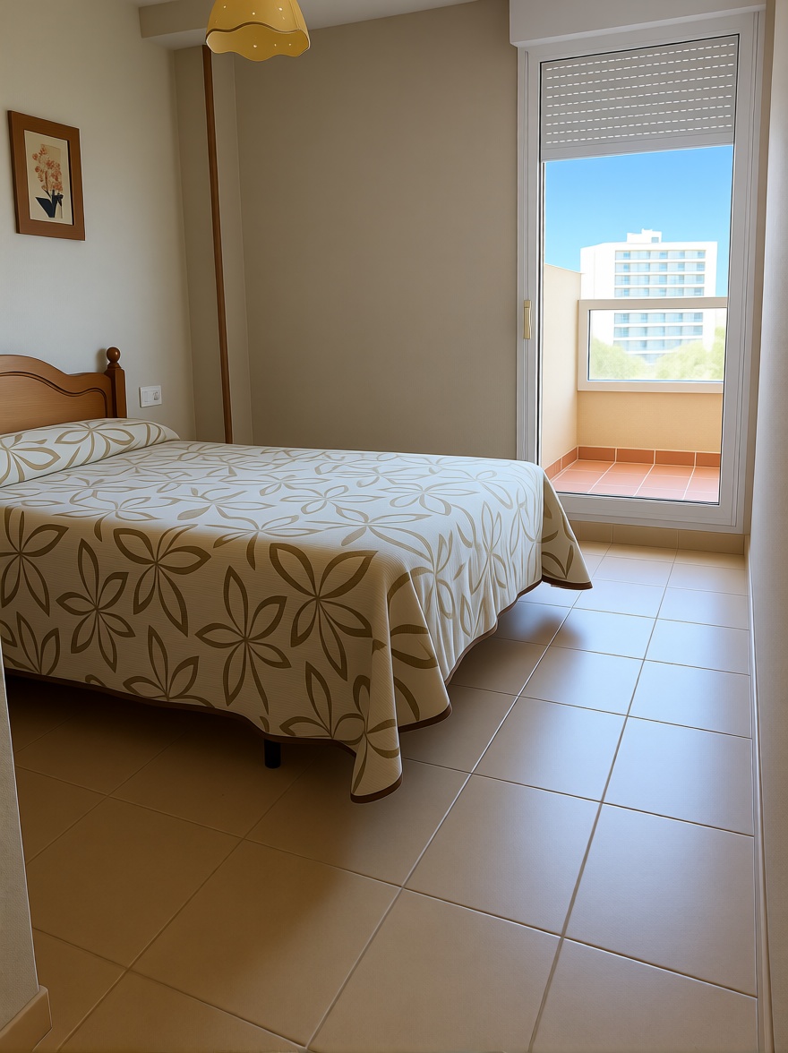 Beachfront flat in La Manga del Mar Menor — Bedroom