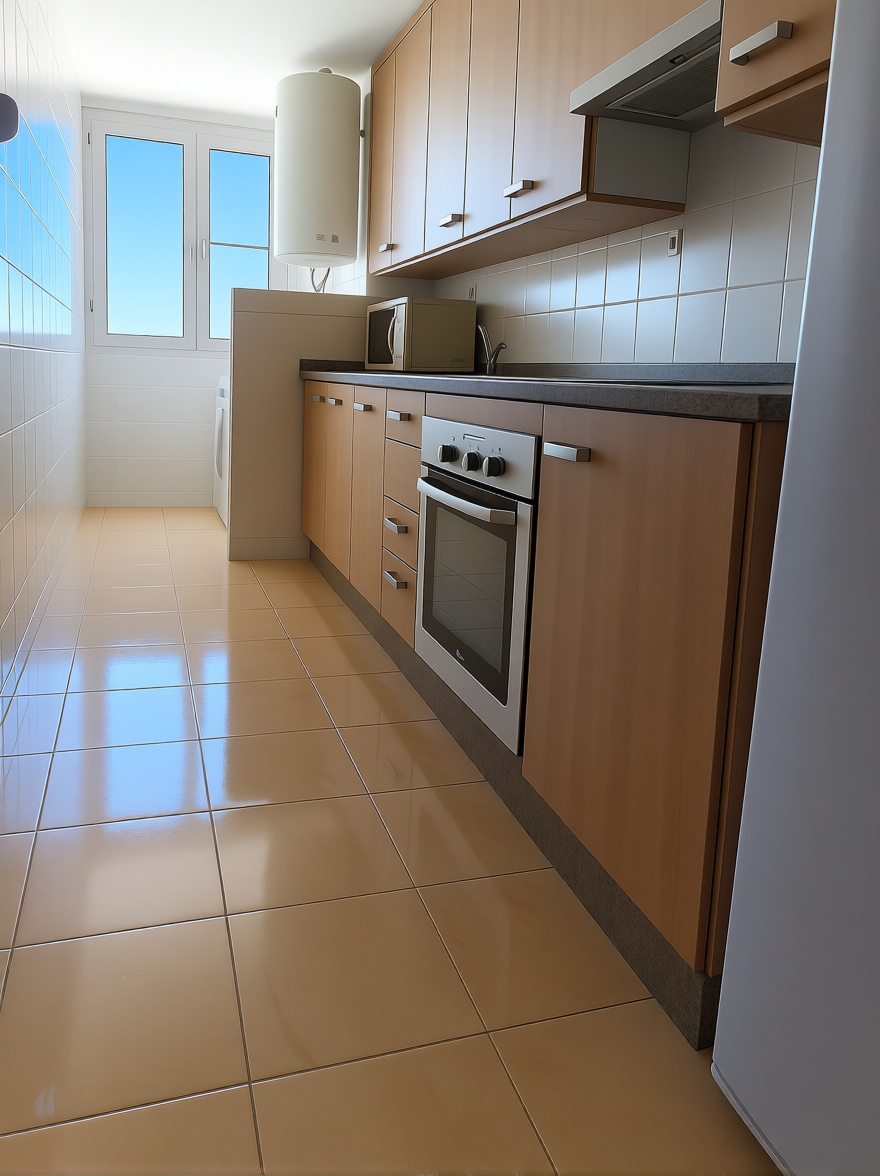 Beachfront flat in La Manga del Mar Menor — Kitchen