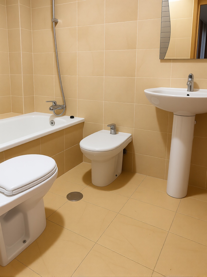 Beachfront flat in La Manga del Mar Menor — Bathroom