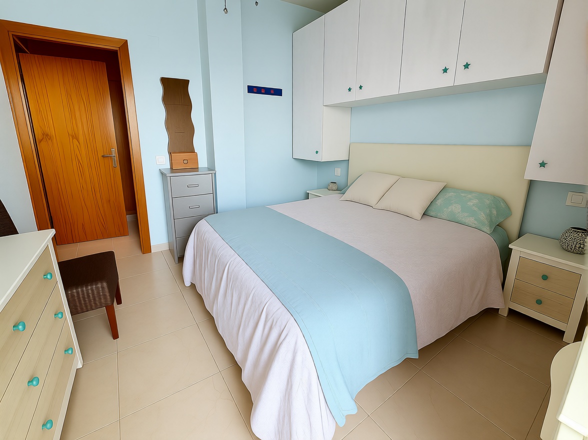 Piso en primera línea de playa en La Manga del Mar Menor — Dormitorio
