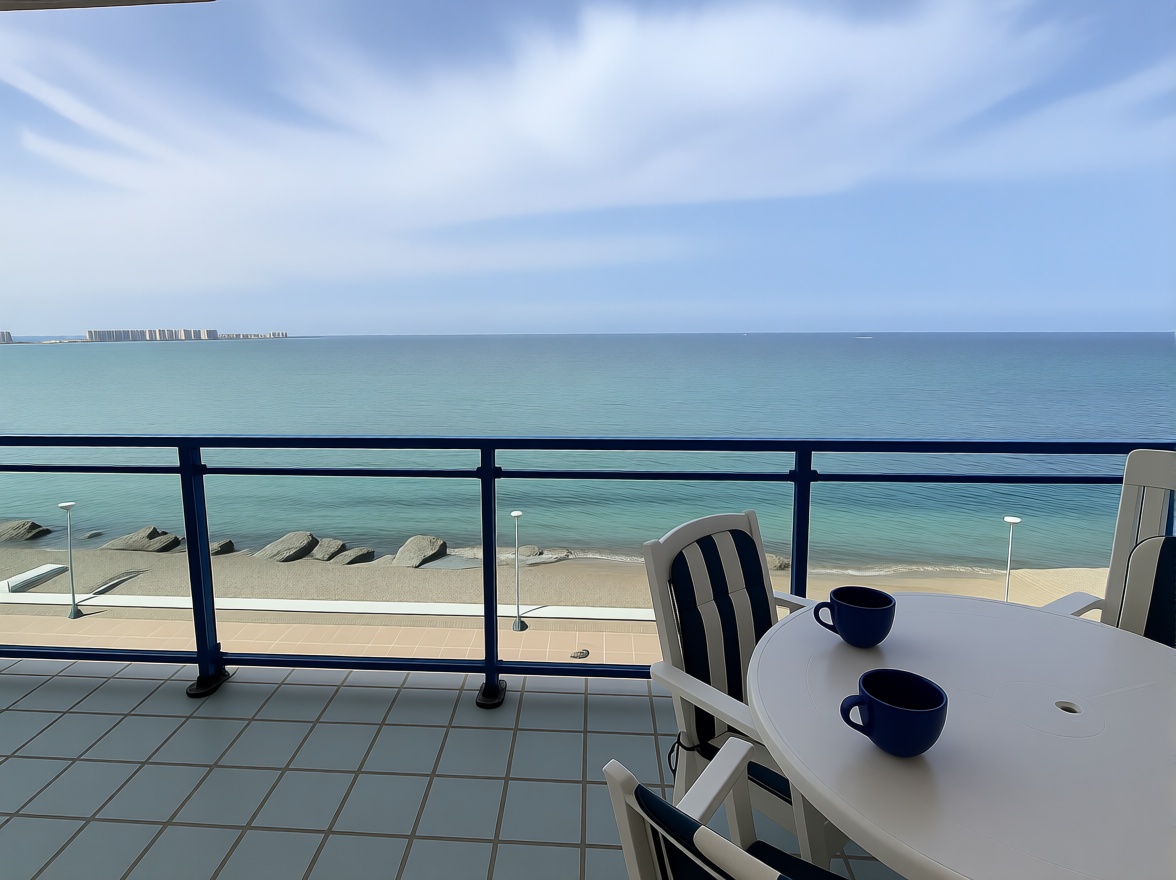 Piso en primera línea de playa en La Manga del Mar Menor