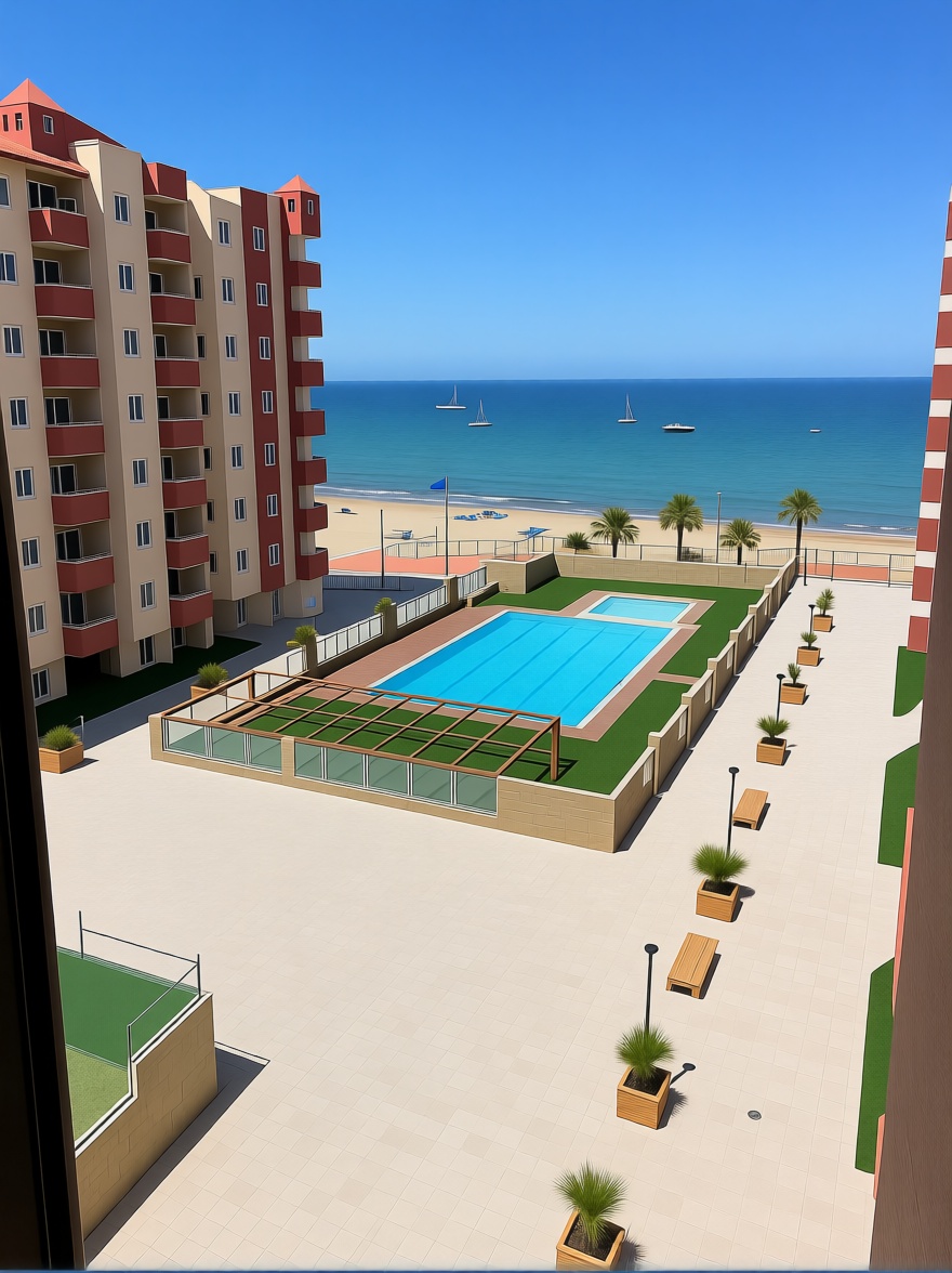 Piso en primera línea de playa en La Manga del Mar Menor