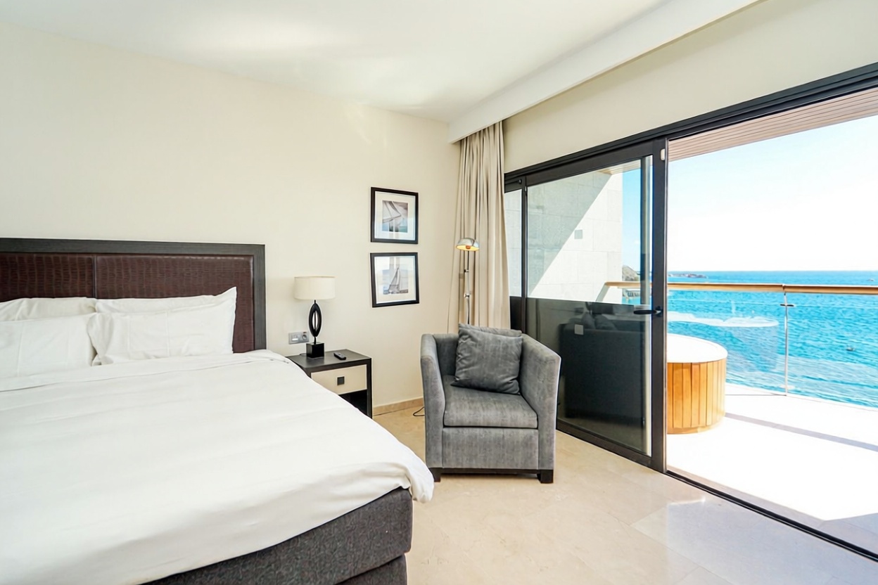 Appartement en première ligne de plage à Mogán — Chambre
