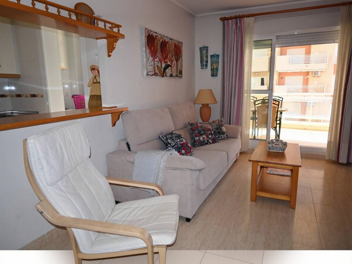 Apartamento em primeira linha de praia em La Manga del Mar Menor — Quarto
