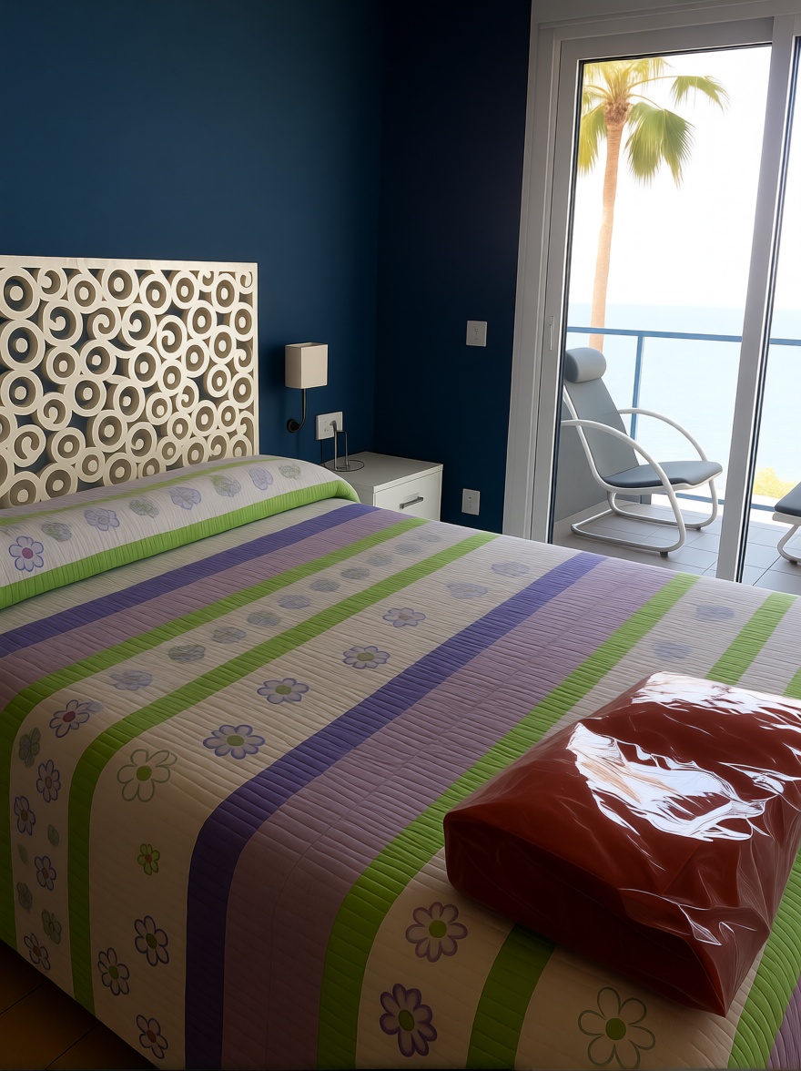 Piso en primera línea de playa en La Manga del Mar Menor — Dormitorio