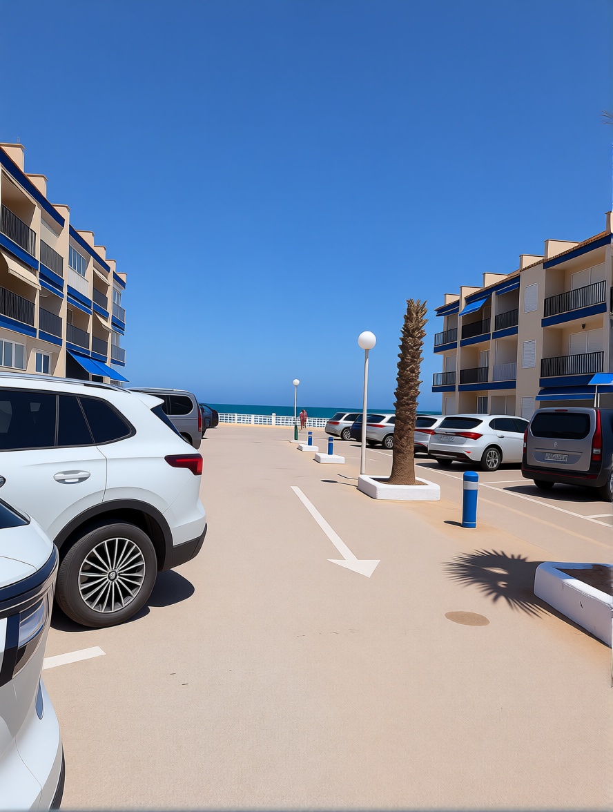 Beachfront flat in La Manga del Mar Menor — Sea view