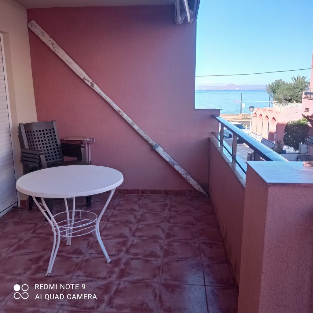 Apartamento em primeira linha de praia em La Manga del Mar Menor