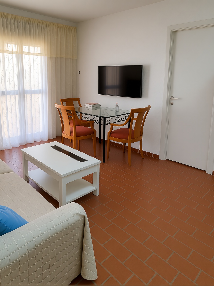 Beachfront flat in La Manga del Mar Menor — Living room