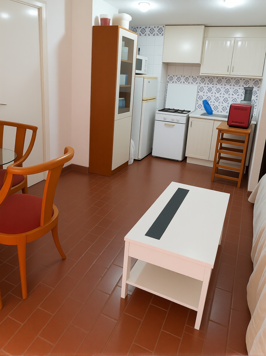 Beachfront flat in La Manga del Mar Menor — Kitchen