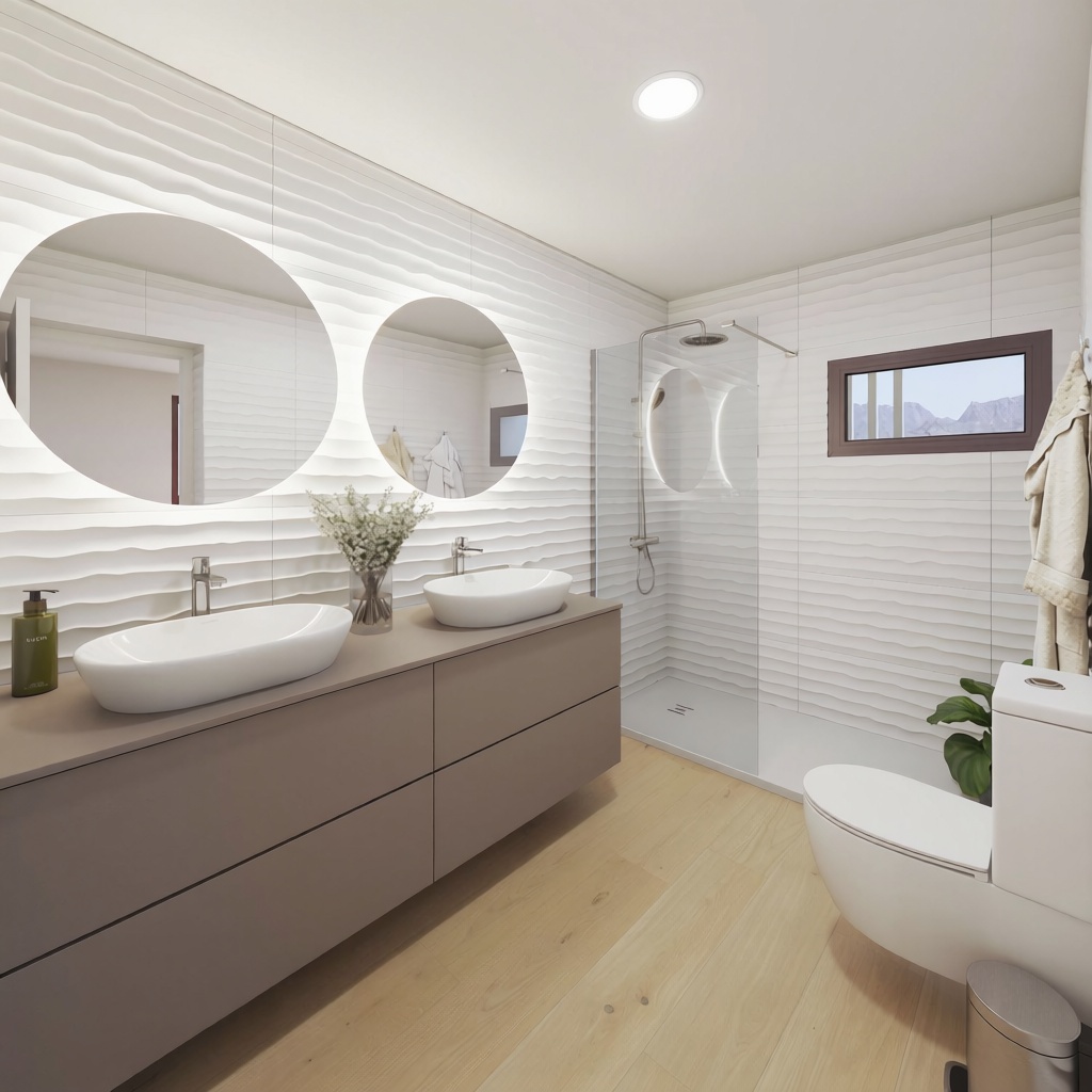 Chalet con acceso directo a playa en Mazarrón — Baño