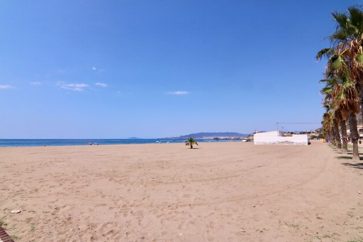 Chalet con acceso directo a playa en Mazarrón — Vista mar
