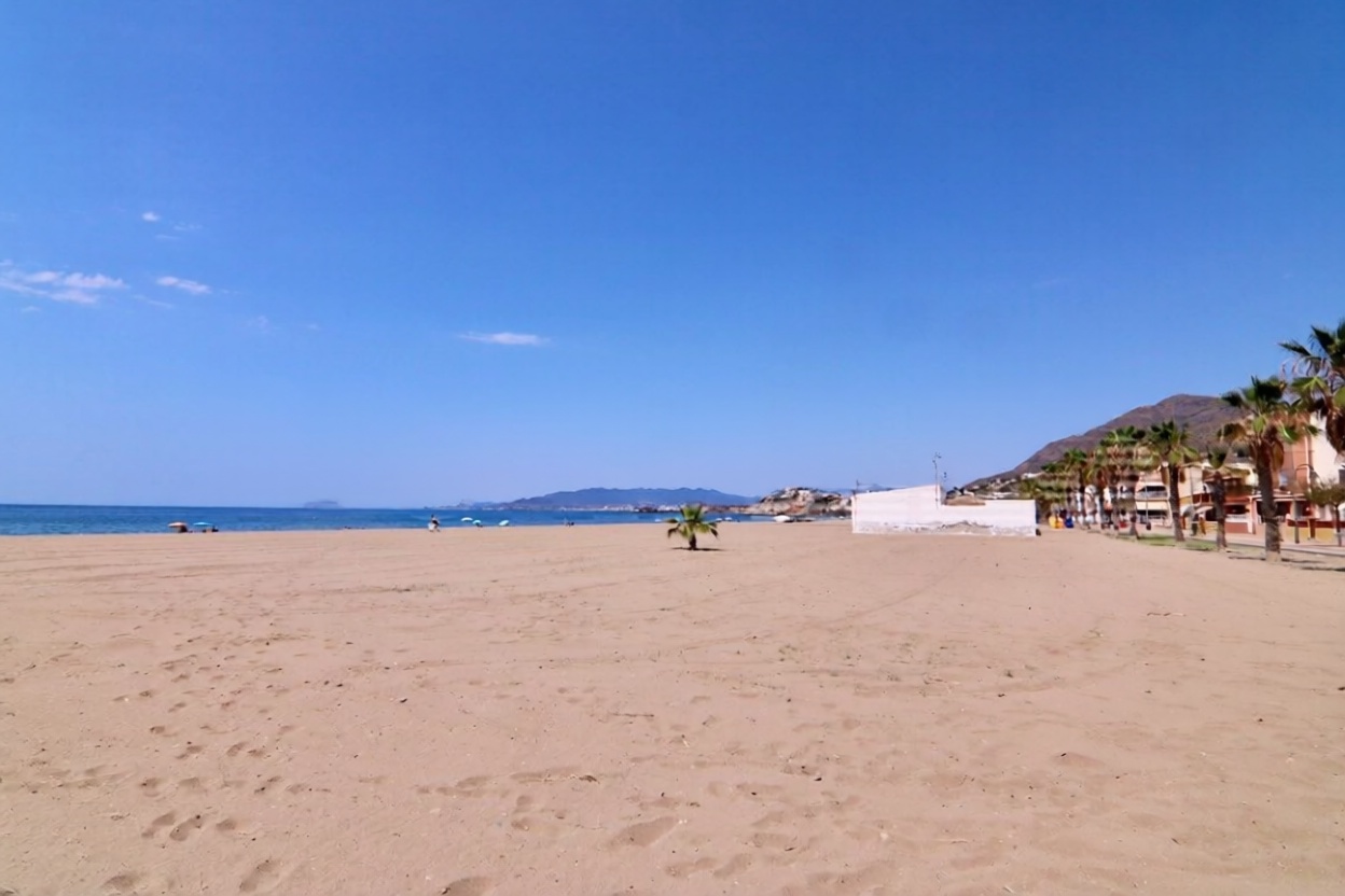 Chalet con acceso directo a playa en Mazarrón — Vista mar
