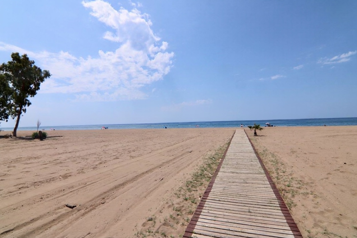Chalet con acceso directo a playa en Mazarrón — Vista mar