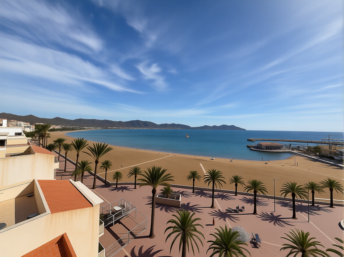 Piso en primera línea de playa en Mazarrón — Vista mar