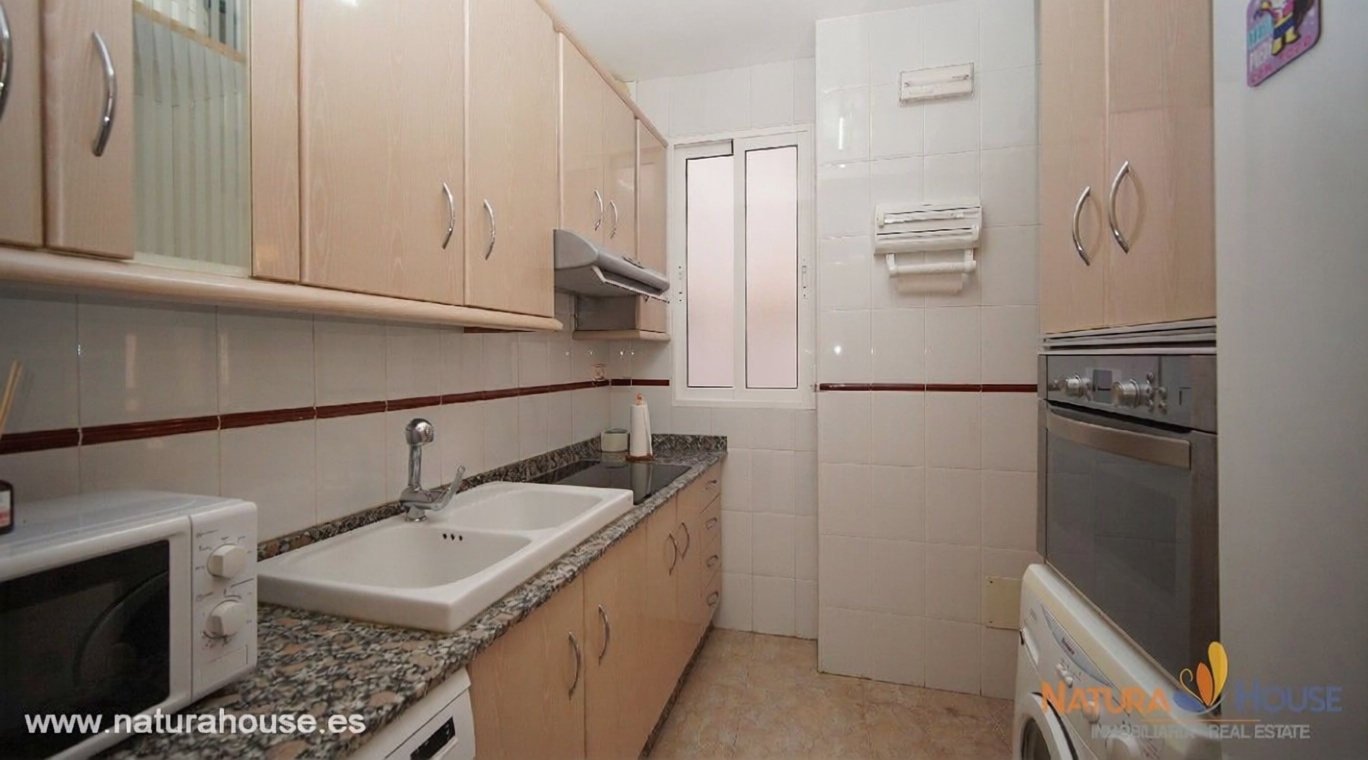 Apartamento em primeira linha de praia em Mazarrón — Cozinha