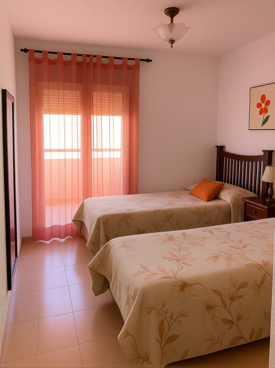 Wohnung in erste Strandlinie in Mazarrón — Schlafzimmer