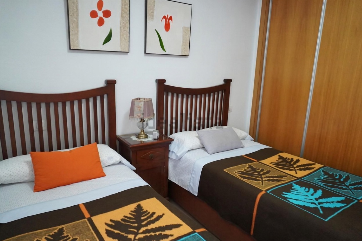 Beachfront flat in Mazarrón — Bedroom