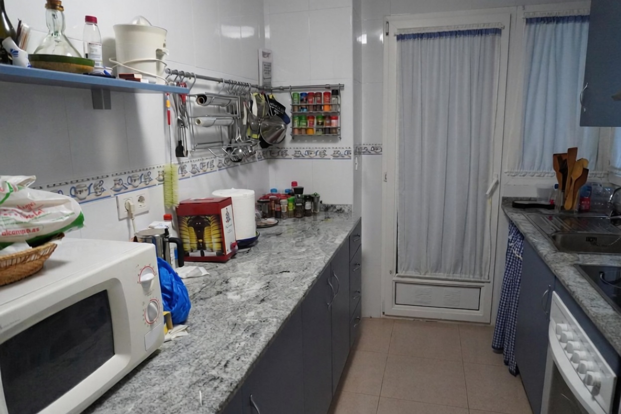 Beachfront flat in Mazarrón — Bathroom