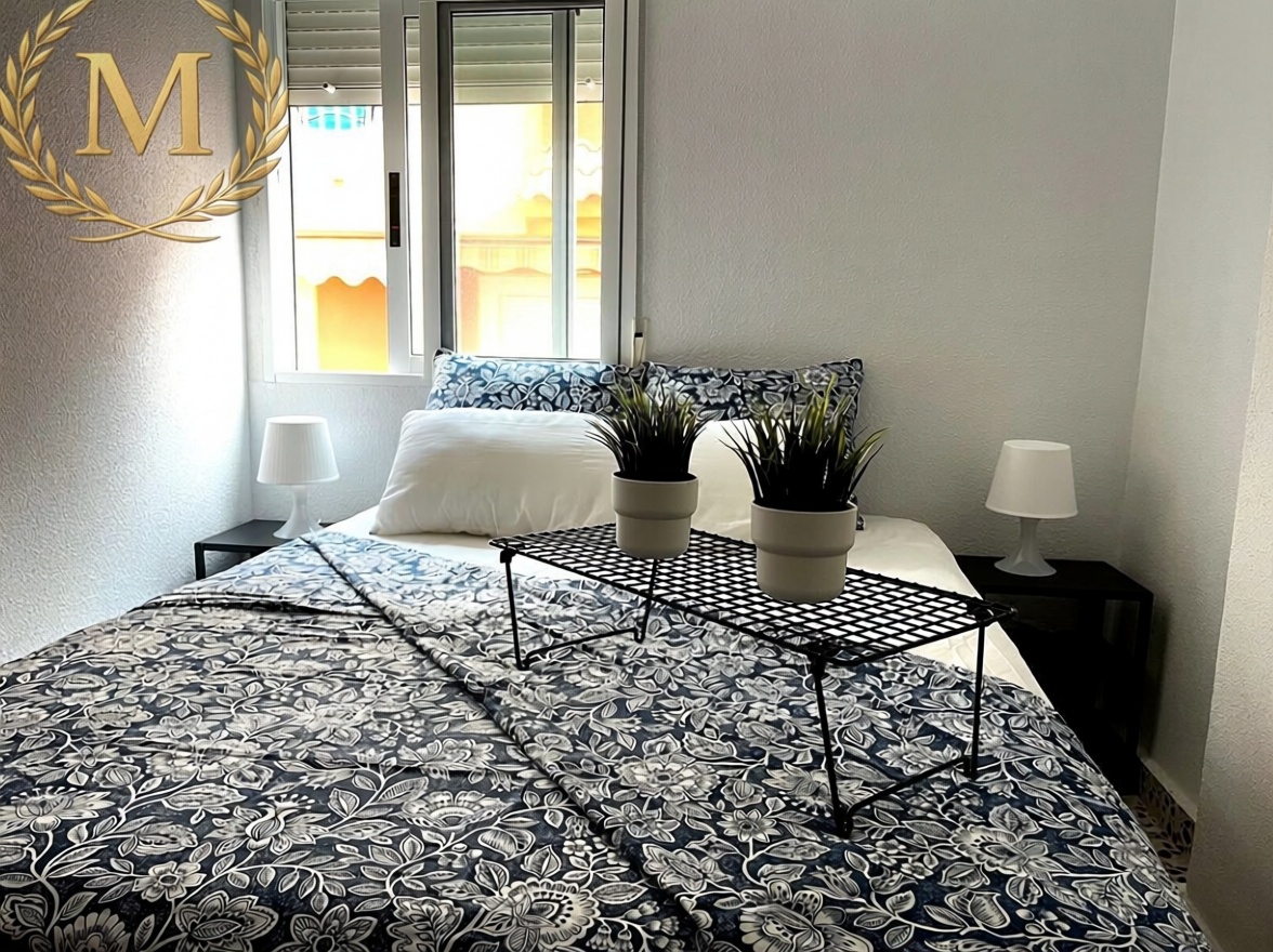 Beachfront flat in Mazarrón — Bedroom
