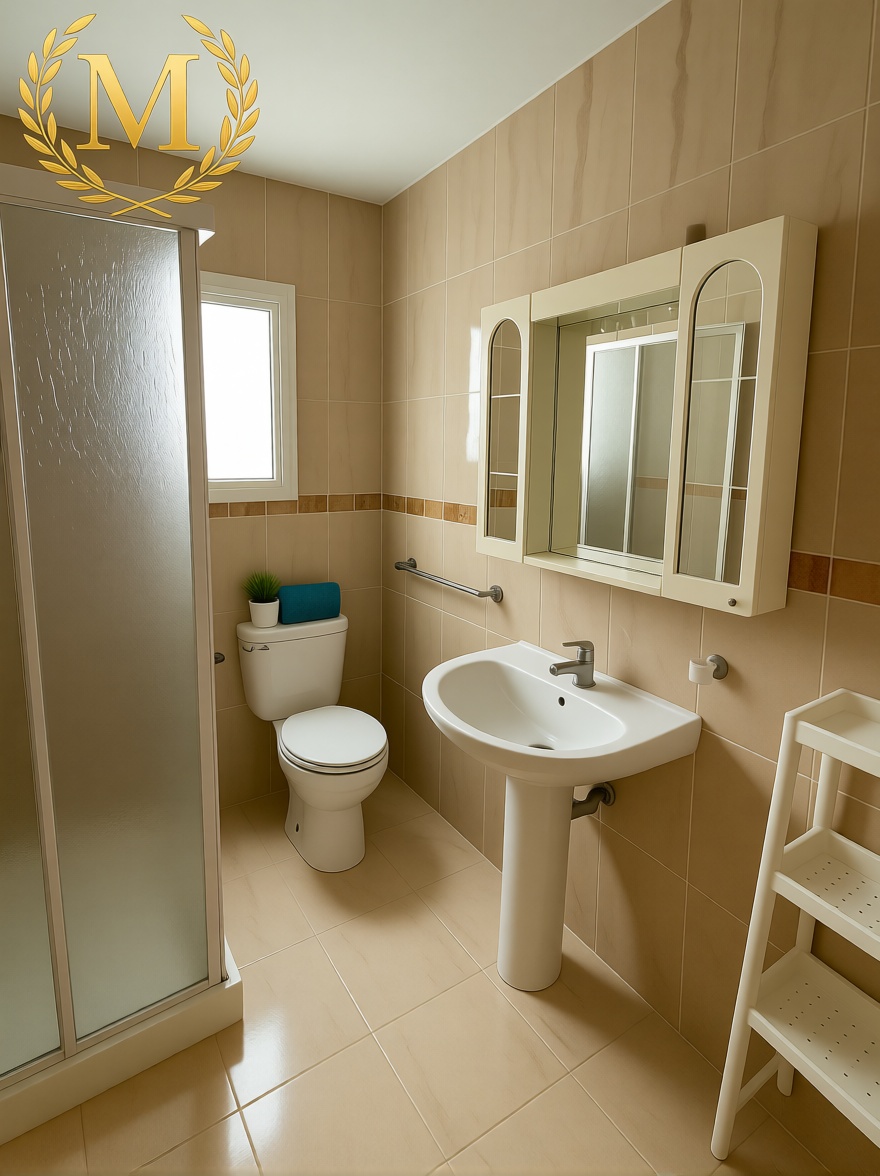 Beachfront flat in Mazarrón — Bathroom