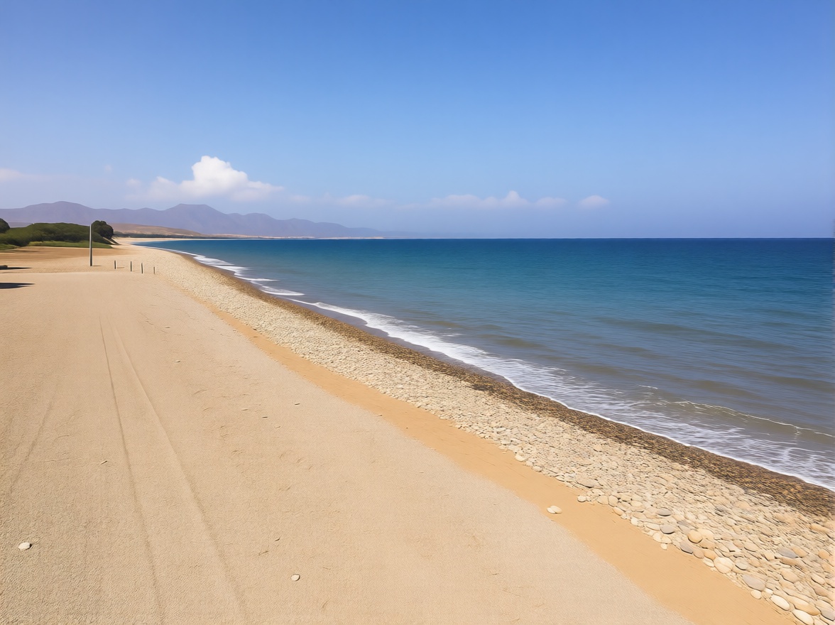 Chalet con acceso directo a playa en Lorca — Vista mar