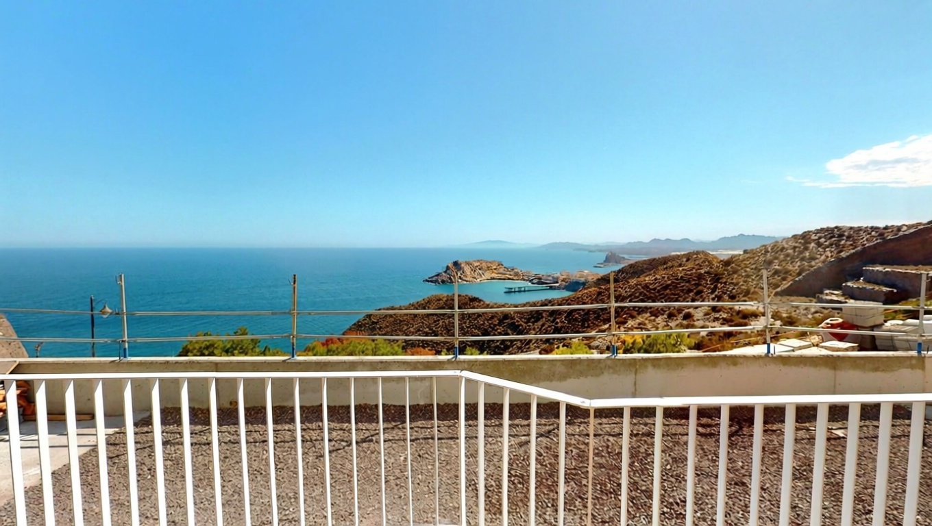 Ático en primera línea de mar en Águilas — Dormitorio