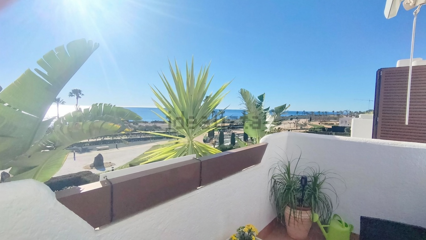 Duplex en première ligne de plage à San Juan de los Terreros — Chambre