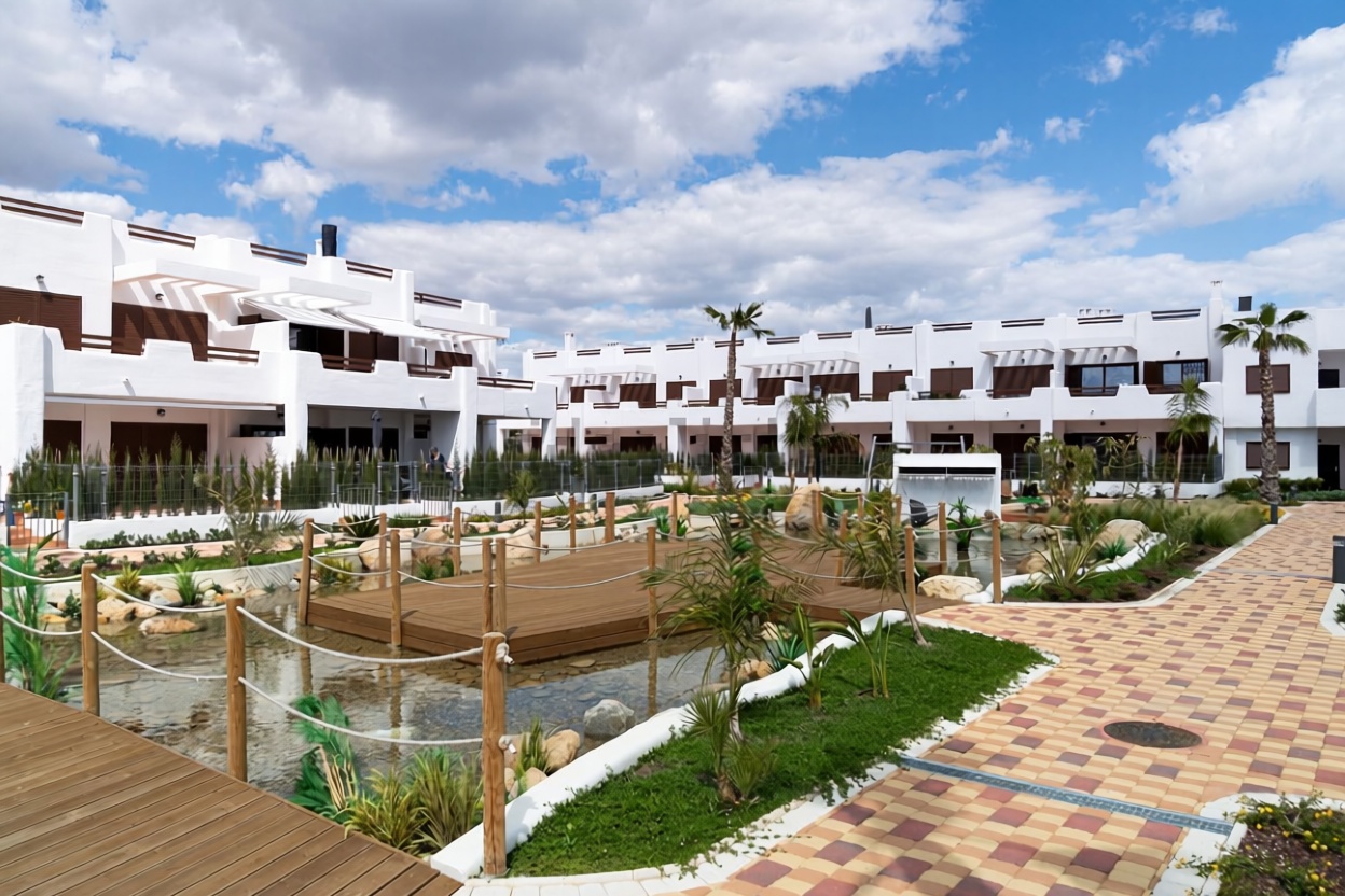 Piso en primera línea de playa en San Juan de los Terreros — Salón