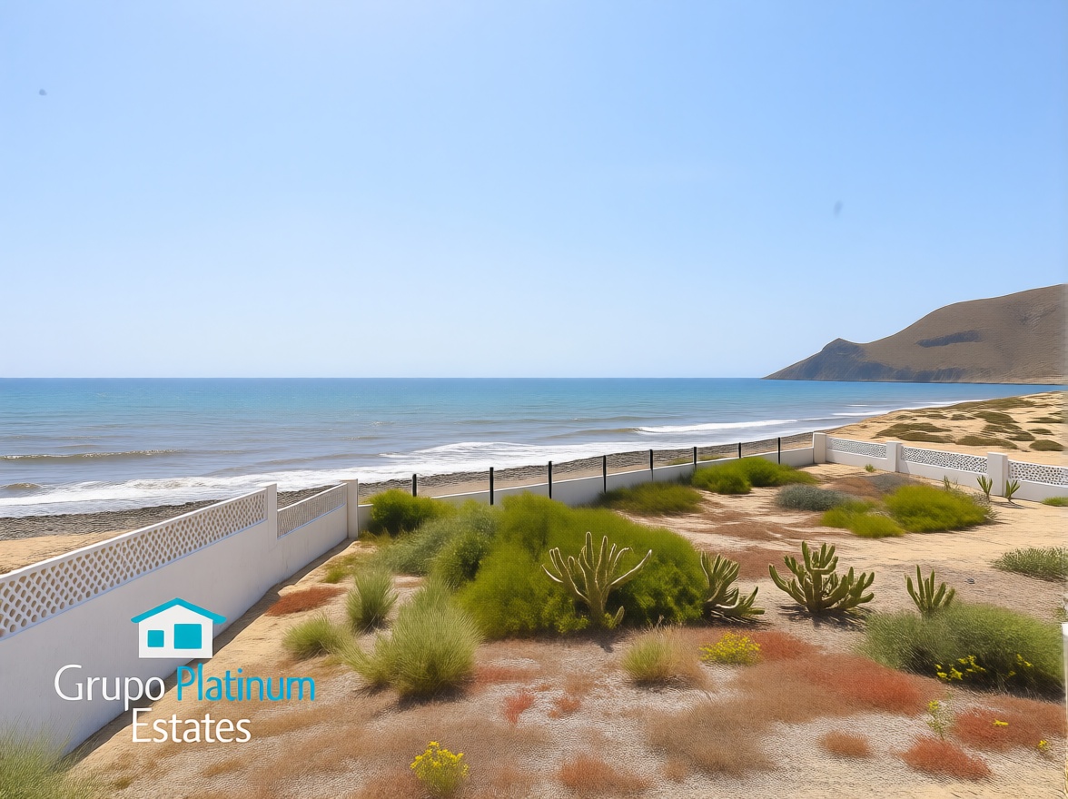 Chalet con acceso directo a playa en Águilas — Vista mar