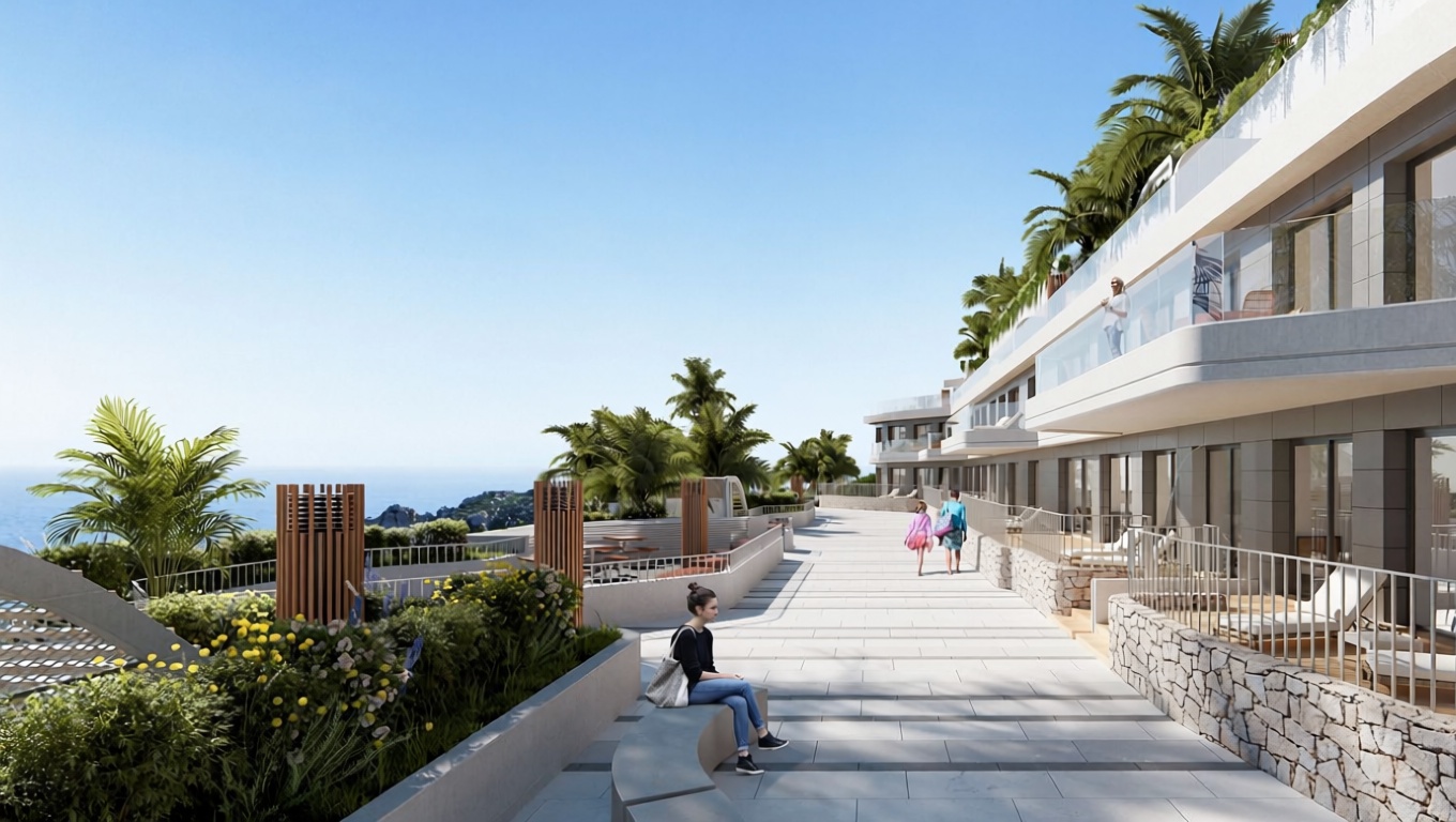 Appartement en première ligne de plage à Águilas — Terrasse mer