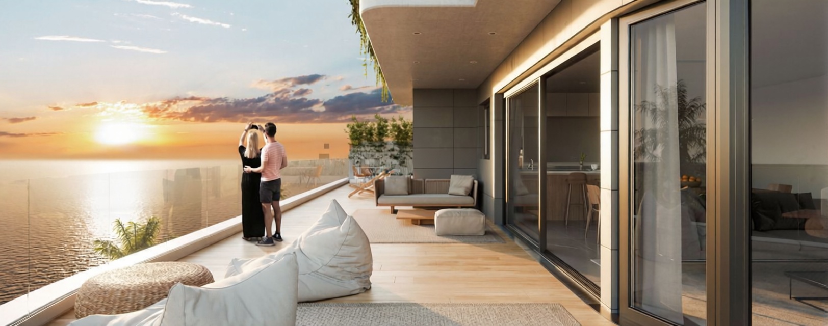 Appartement en première ligne de plage à Águilas — Chambre