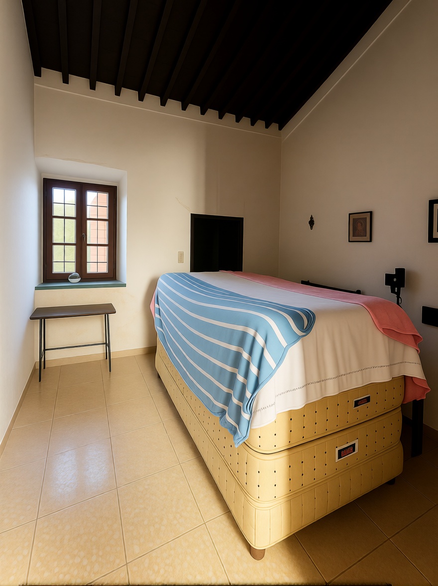 Chalet con acceso directo a playa en San Juan de los Terreros — Dormitorio